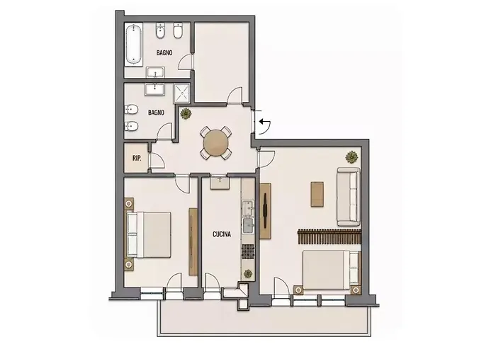 Cinecitta Apartamento Roma